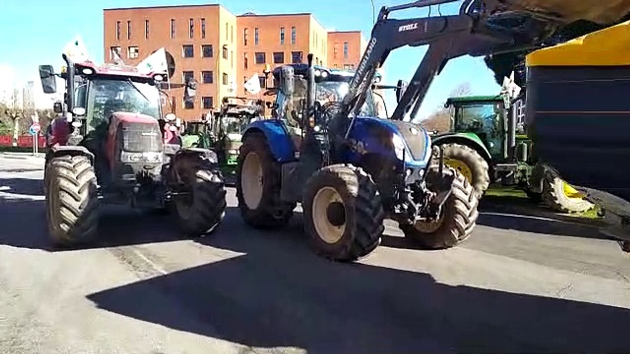 Tractorada en Burgos