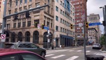 Part 2, Pittsburgh Downtown in 4K the Best Summer in Pa /Pittsburgh Local:For Pitt blvd , Blvd of the Allies, Smithfield St ,Third Ave and Fourth Ave in [4K]