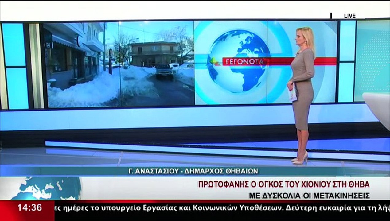Ο Δήμαρχος Θηβαίων, Γ.Αναστασίου, στο δελτίο το...