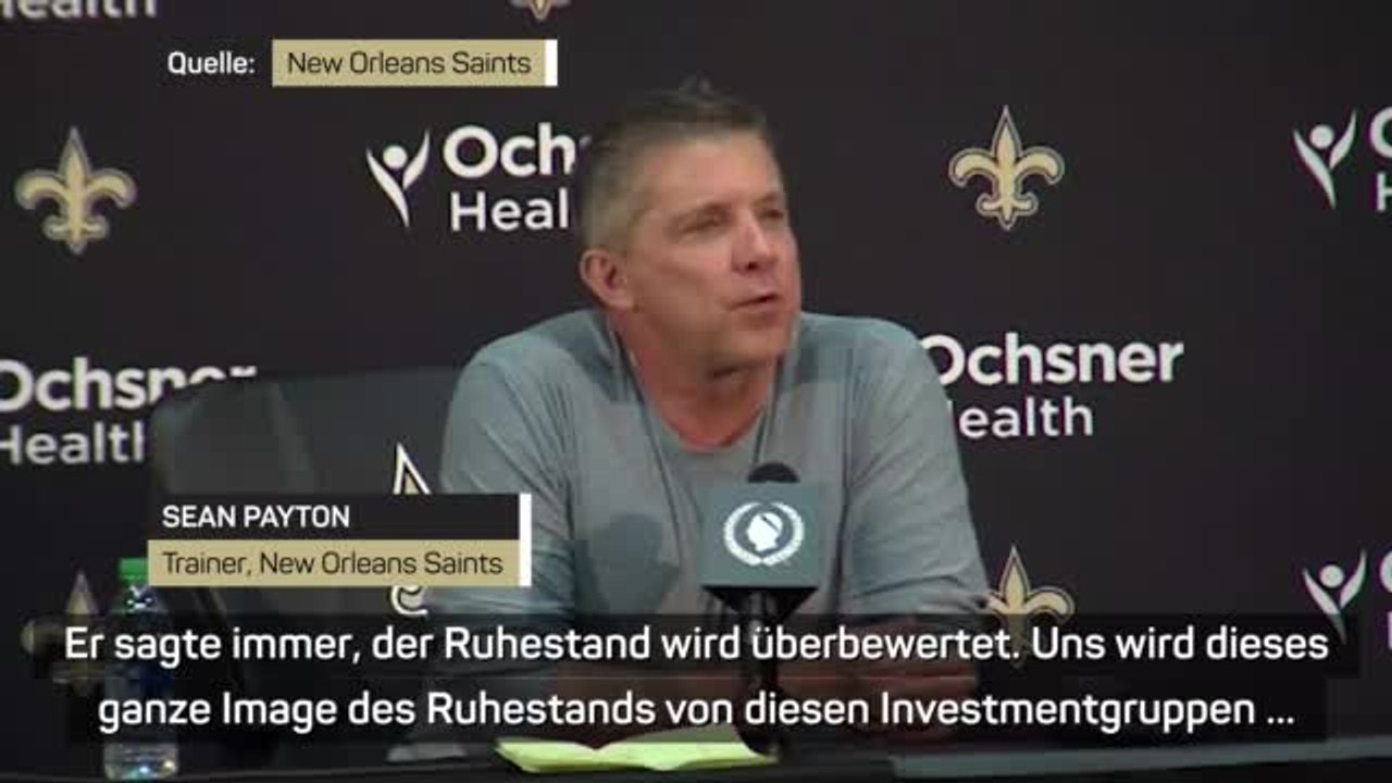 Payton: 'Ruhestand ist das falsche Wort'