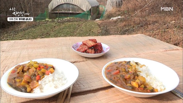 [자연 밥상] 시래기의 구수한 맛 가득~! 이색 시래기카레덮밥