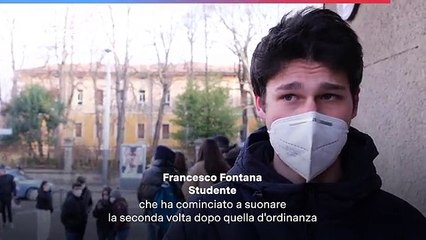 Liceo Righi Bologna, il video dell'allarme