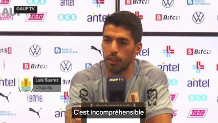 Uruguay - Suarez : "Le calendrier ? C'est incompréhensible."