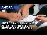 Recolección de firmas para activar el Referéndum Revocatorio en Venezuela - #26Ene - Ahora