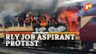 Railways Job Aspirant Protest: Train Set On Fire By Agitators