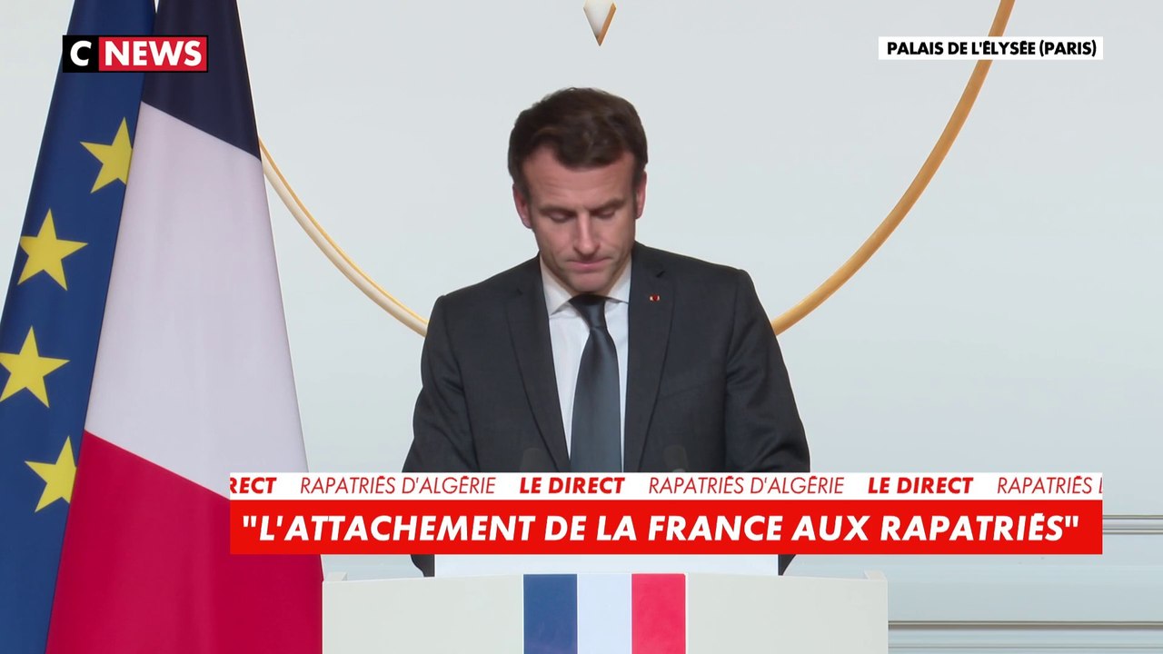 Emmanuel Macron : «L’histoire des rapatriés d’Algérie est l’histoire d’un amour charnel»