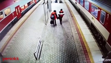 Slovakya'da trenin altına düşen kadına para cezası!