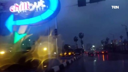 كإنها أوروبا.. أمطار كثيفة تضرب محافظه الدقهلية️⛈️