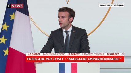 Emmanuel Macron : «Le massacre du 5 juillet 1962 doit être reconnu»