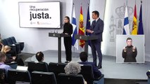 Sánchez obvia las diferencias del Gobierno sobre la crisis de Ucrania y avisa de “importantísimas sanciones” a Rusia si hay una invasión