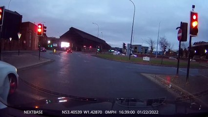 WATCH: dramatic footage of a car crash near Meadowhall