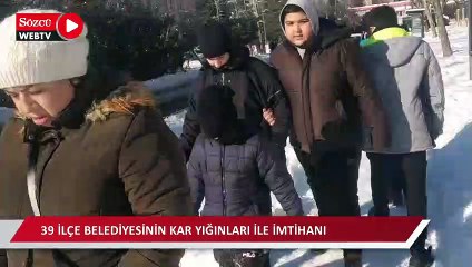 İstanbul'da karla mücadelede ara sokak imtihanı