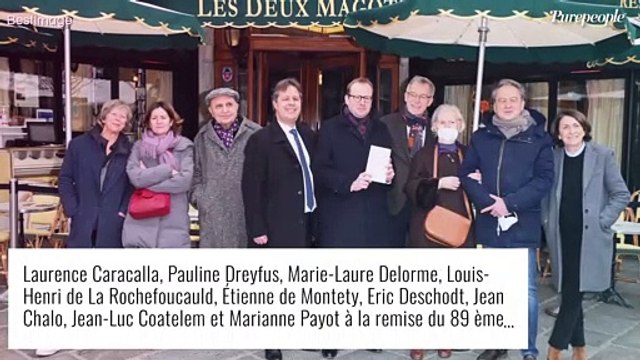 Prix des Deux Magots : Louis-Henri de La Rochefoucauld primé, Anne Parillaud et Mathias Malzieu présents