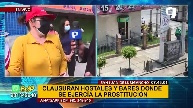 SJL: clausuran hostales donde se ejercía la prostitución, pero vecinos creen que reabrirán