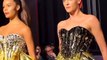 Tonya Kinzinger a filmé le défilé Haute Couture de la marque On Aura Tout Vu, au Paradis Latin. Paris, le 25 janvier 2022.