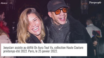 Fashion Week : JoeyStarr, Tonya Kinzinger et Candice Pascal festifs pour le défilé On Aura Tout Vu