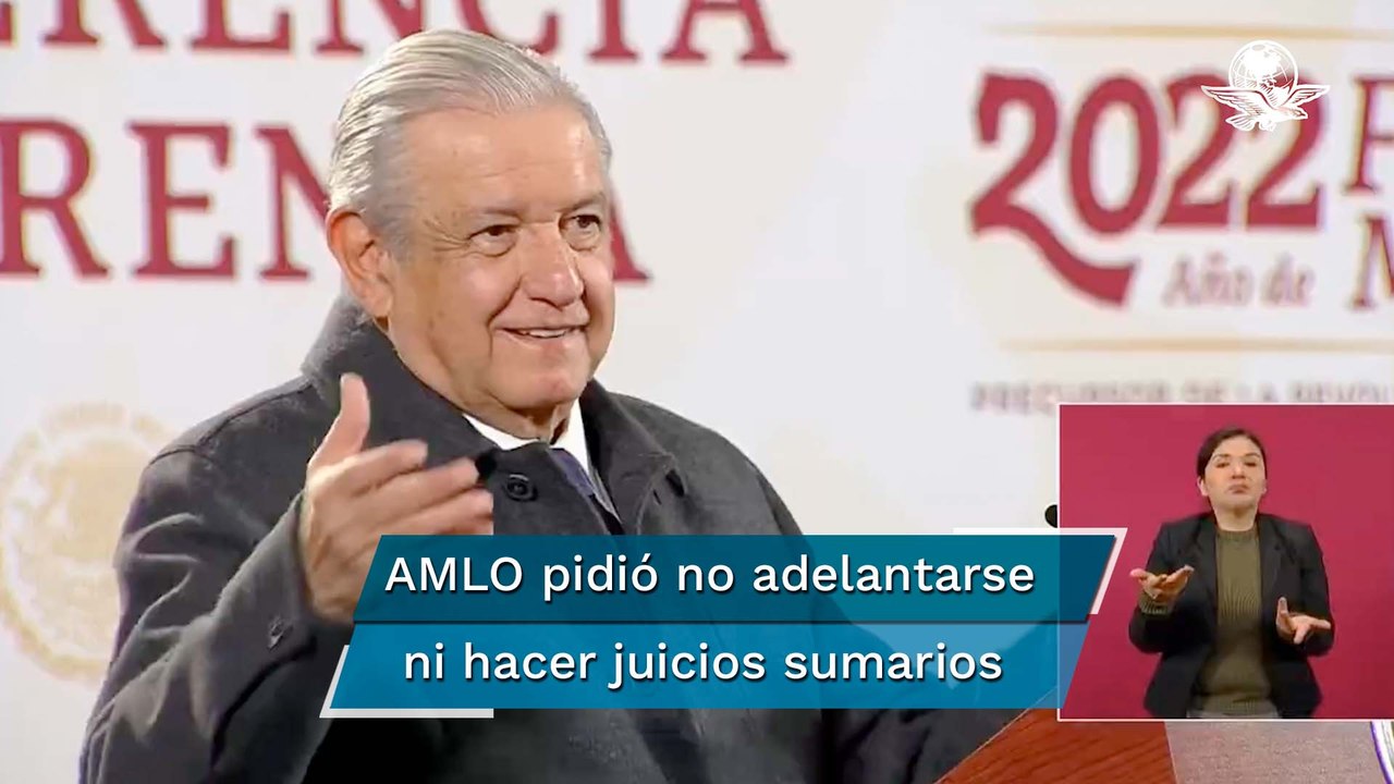 AMLO pide que no haya "politiquería" sobre el asesinato de la periodista Lourdes Maldonado