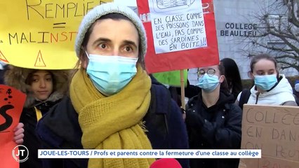 JOUE-LES-TOURS / Profs et parents contre la fermeture d'une classe au collège