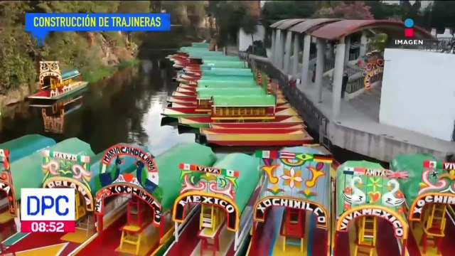 Así se construyen las trajineras en Xochimilco