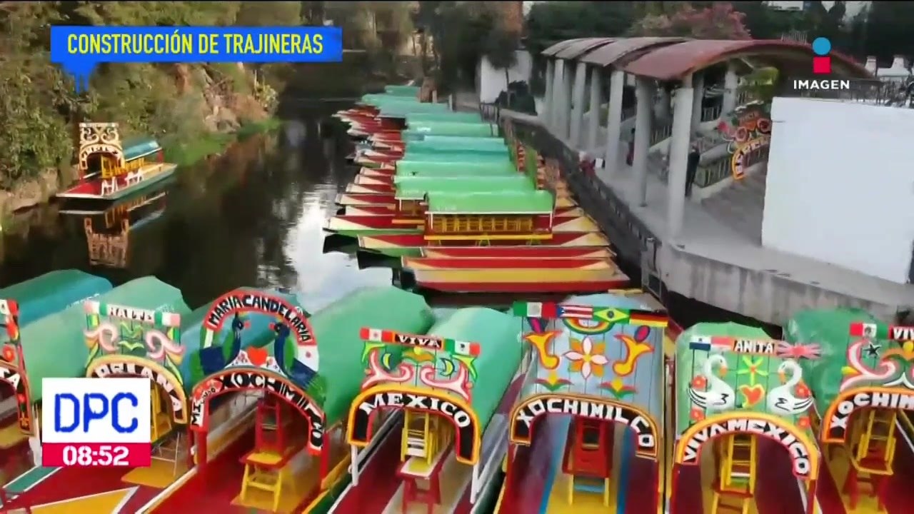Así se construyen las trajineras en Xochimilco