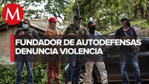Hipólito Mora denuncia violencia en Michoacán