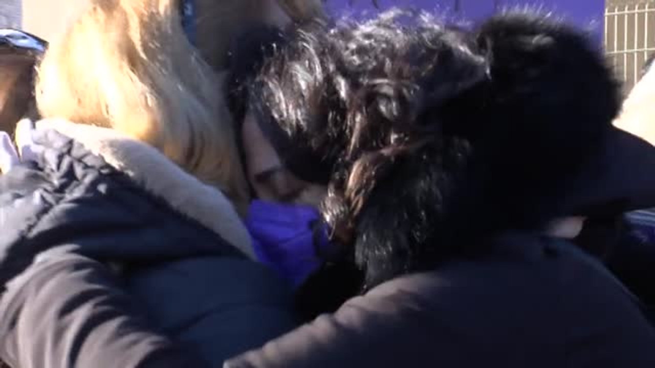 Gritos de "asesino" en Tudela a la llegada a los juzgados del acusado de matar a Sara Pina