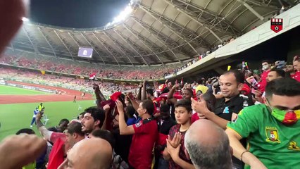 مباشر من الكاميرون  ما لم تراه في أي مكان  احتفالات خرافية من صلاح ونجوم المنتخب بالفوز