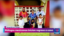 Biólogos mexicanos logran salir de Tonga