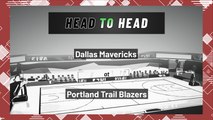 Dallas Mavericks At Portland Trail Blazers: Moneyline