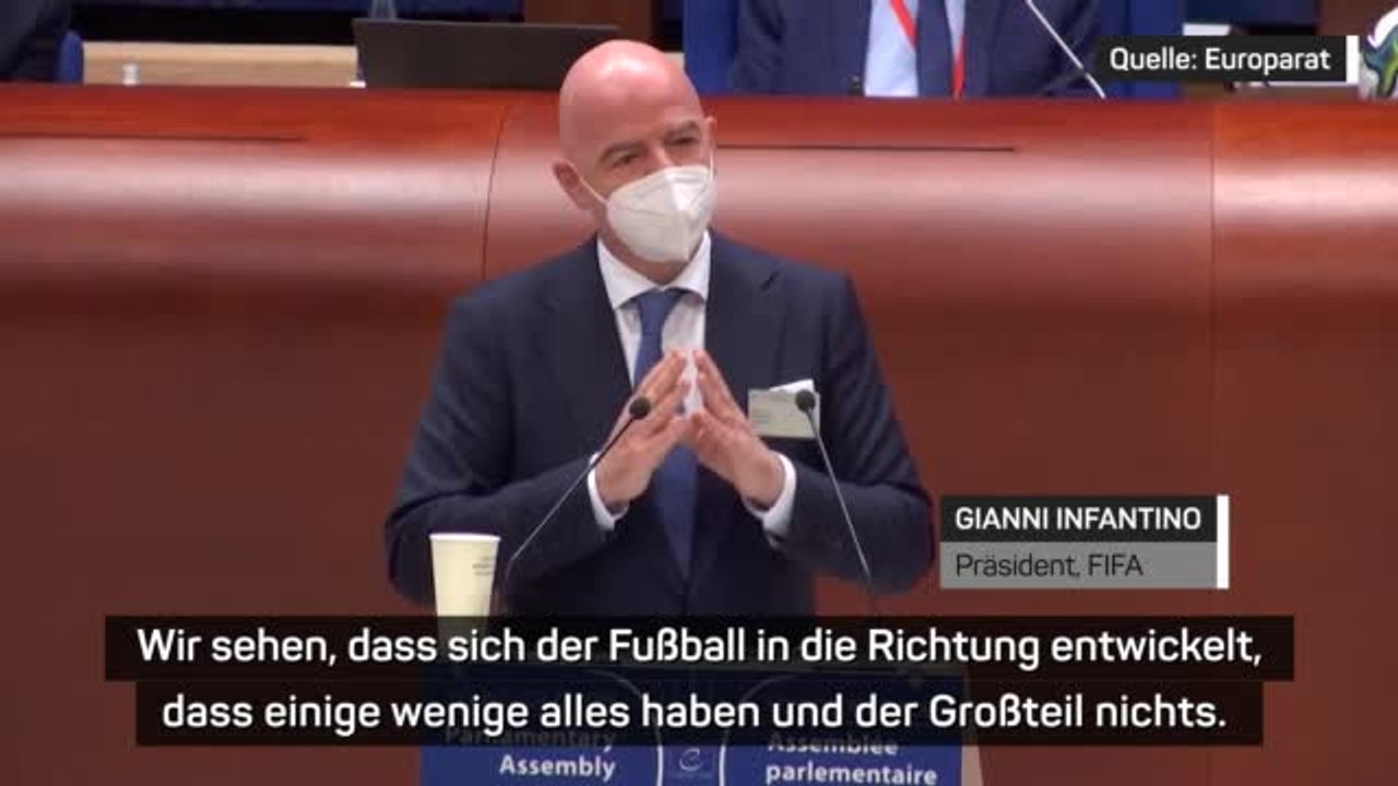 Infantino: “Biennale WM gibt Flüchtlingen Hoffnung”