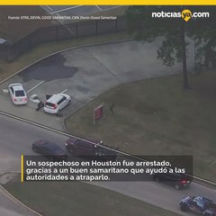 Un buen samaritano atrapa a sospechoso en Texas