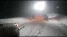 Eruh-Şırnak kara yolu kar nedeniyle ulaşıma kapandı