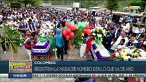 teleSUR Noticias 17:30 26-01: Continúan incrementos de masacres en Colombia