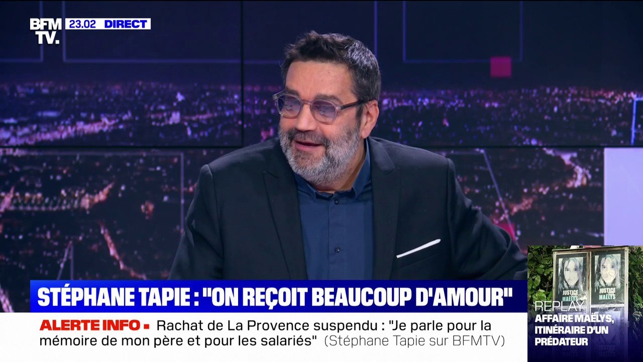 Stéphane Tapie: "Je ne vais pas rester dans un pays où il y a Zemmour ou Le Pen président"