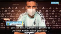 Scaloni versichert: “Messi könnte uns nicht helfen”
