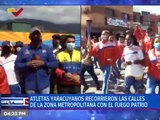 Atletas Yaracuyanos recorrieron las calles de la zona metropolitana con el Fuego Patrio