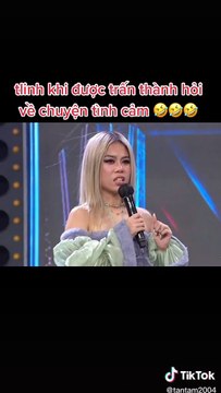 Trấn Thành khi nhận được câu hỏi kém tinh tế