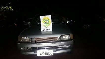 Veículo Escort furtado nesta quarta-feira é recuperado