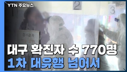 대구 하루 확진자 수 770명...1차 대유행 넘어서 / YTN