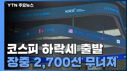 "美, 3월 금리 인상 가능"...코스피, 2,700선 무너져 / YTN