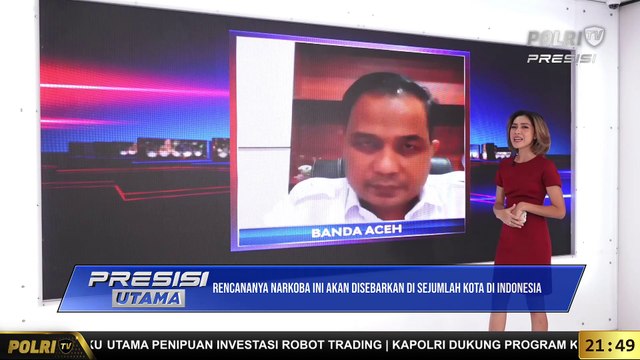 Live Dialog Bersama Dir Narkoba Polda Aceh Terkait Polda Aceh Amankan 6 Tersangka Jaringan Indonesia - Malaysia