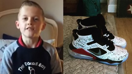 아빠 운동화에 낙서한 英 12살 아동, 나이키 디자이너 발탁 / YTN