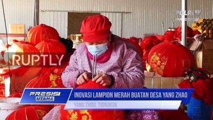 Lampion Merah Jelang Imlek di Tiongkok