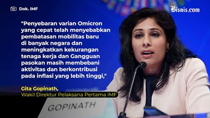 IMF Pangkas Proyeksi Pertumbuhan Ekonomi Global 2022