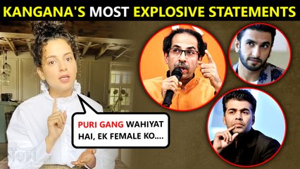 Download Video: Kangana INSULTS Bollywood Mafias, SLAMS Maharashtra Government & More | All Controversial Statements