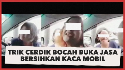 Trik Cerdik Bocah Buka Jasa Bersihkan Kaca Mobil, Aksinya Bikin Warganet Kaget: The Real Kerja Pintar