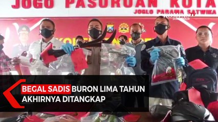 Begal Sadis Buron Lima Tahun Akhirnya Ditangkap