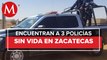 Asesinan a tres policías municipales de Sombrerete, Zacatecas