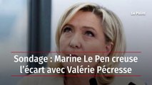 Sondage : Marine Le Pen creuse l’écart avec Valérie Pécresse