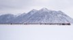 Van Gölü Ekspresinin Kirkor Dağı eteklerindeki muhteşem görüntüsü büyülüyor